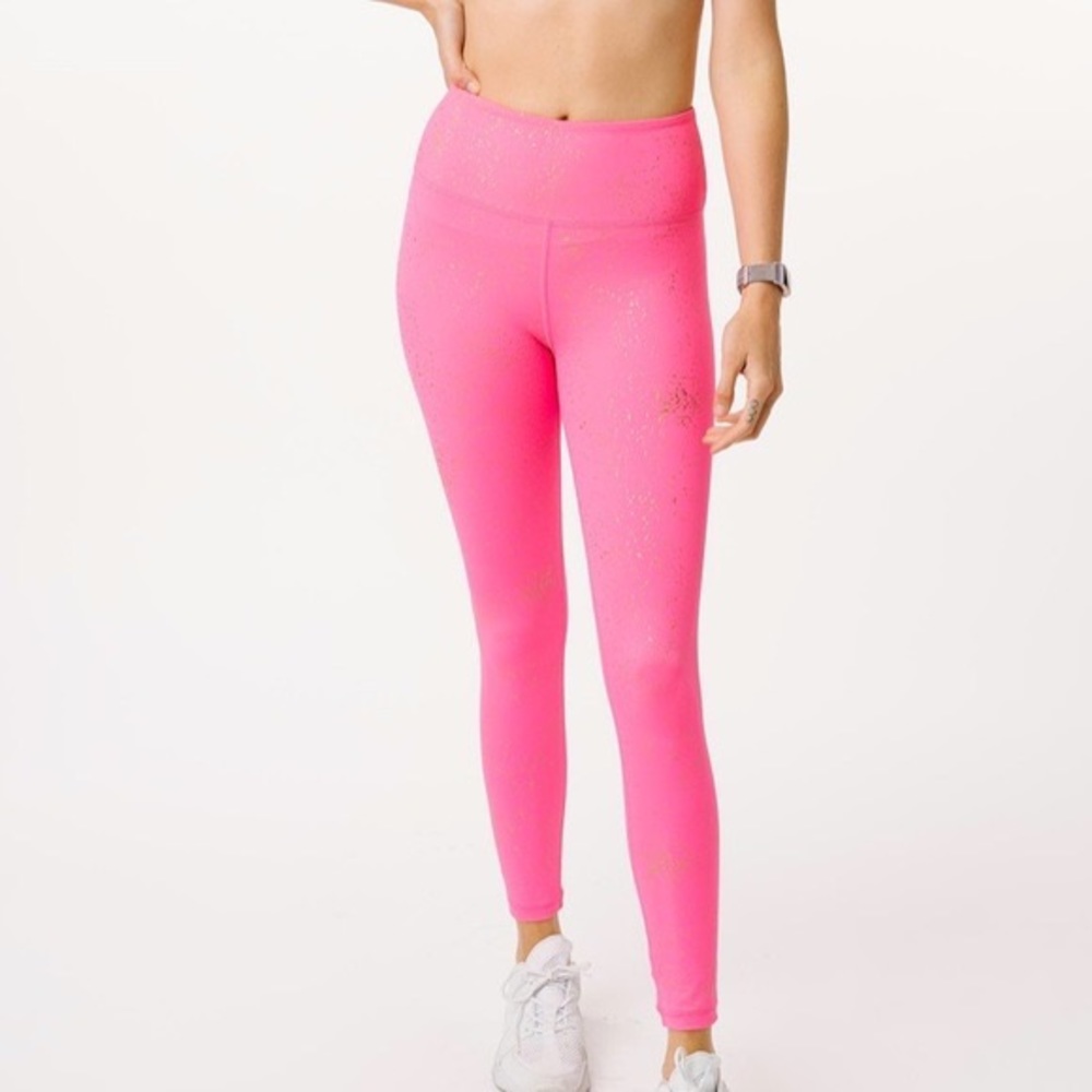 Zyia Stay Gold Pink Light n Tights Hi-Rise 7/8’s (24” inseam)